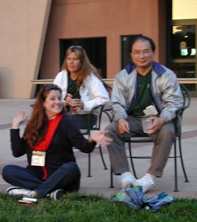 Martha Corbin, Theresa Blomgren, and Tony Lin