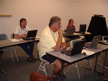 Dave Douglas and others during a preconference workshop
