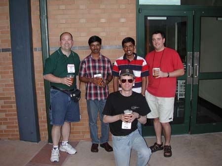 Back Row: Charley Delaney, Vishal Singh, Srikanth Neelamraju, Aaron Smith. Front Row: Joel Kittinger
