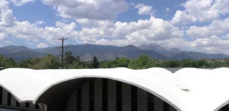 View from the dining hall. Photo courtesy of Chet Kenisell